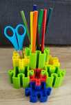 Nowy przybornik organizer na biurko puzzle