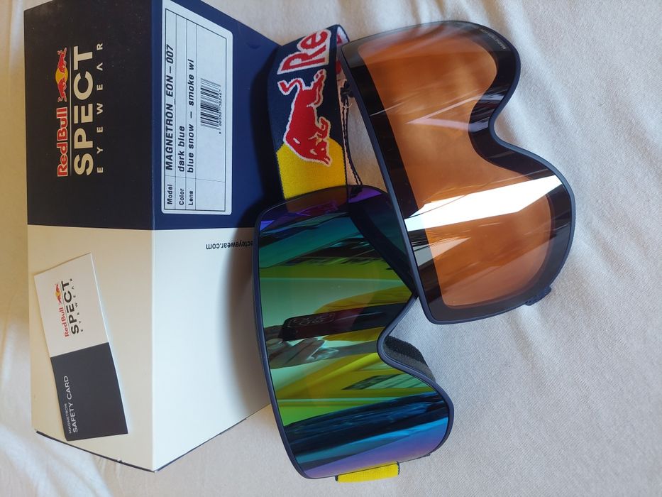 NOWE!! 2szybki GOGLE RED BULL SPECT MAGNETRON EON (snowboardowe / narc