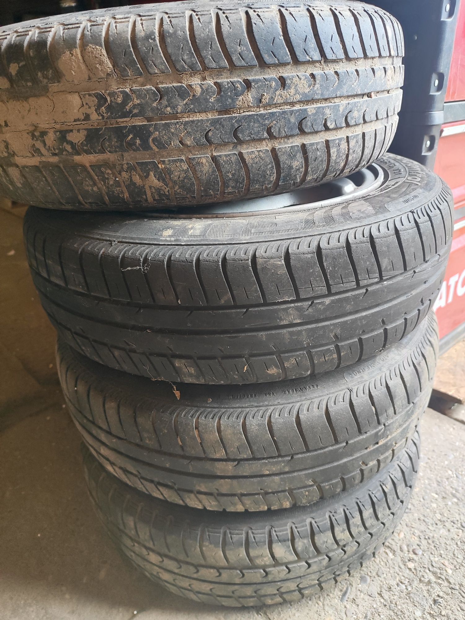 Alufelgi Seicento opony letnie 13 cali komplet Cinquecento