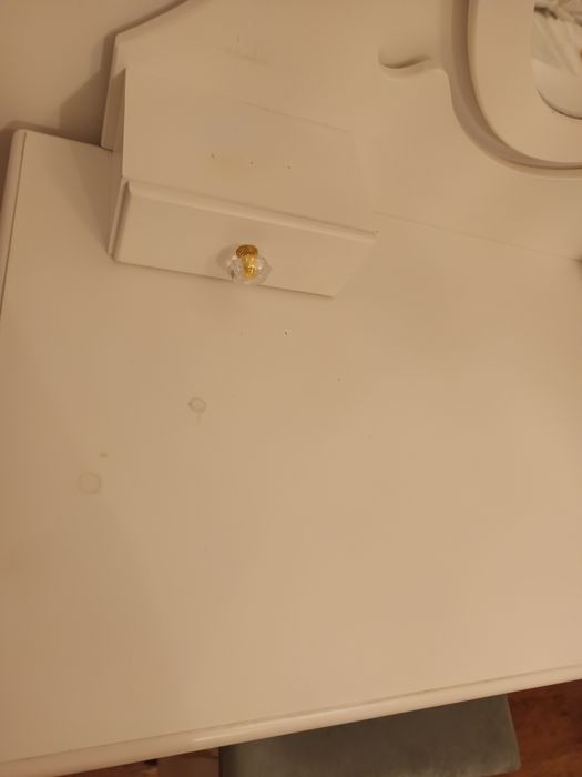 Toaletka Boho z szufladą i taboretem