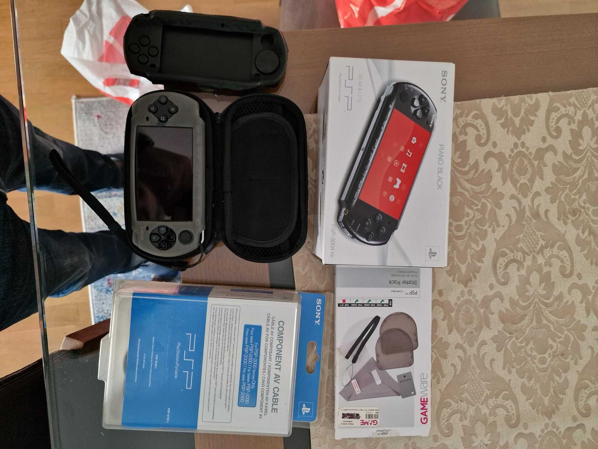 Consola PSP ver. 3000 e jogos