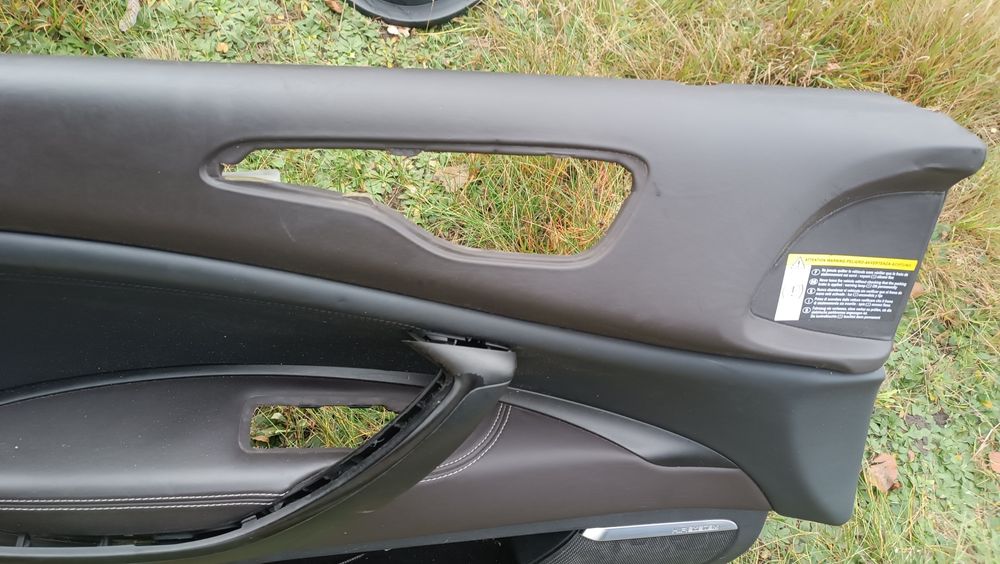 Boczki Citroen c5 X7 III Tourer Kombi komplet criollo skóra brązowa