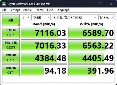 SSD M2 NVMe 1 Tb 7300MB/s PCIE 4.0 2280 Netac NV7000-t ПК, PS5 Ноутбук