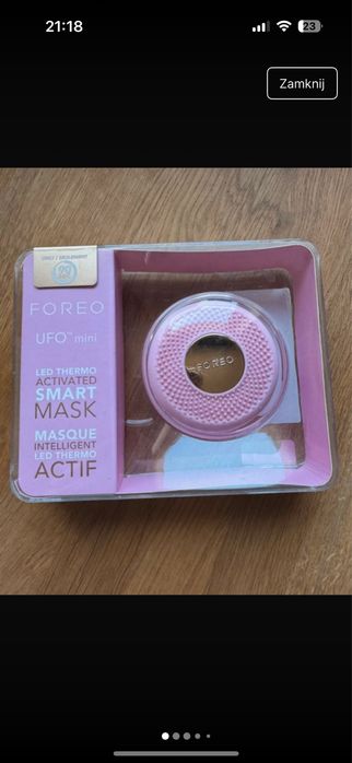 Foreo UFO Mini inteligentna maseczka do pielęgnacji twarzy