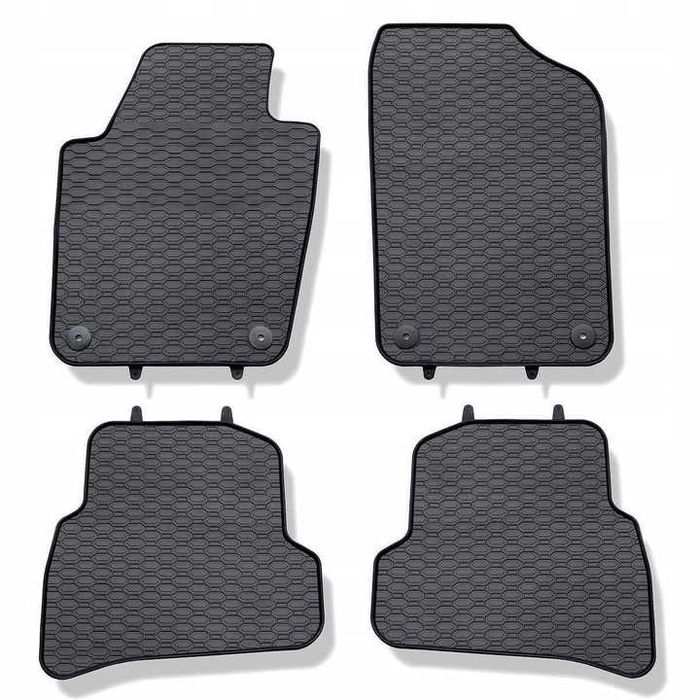Skoda Fabia 3 Volkswagen Polo V Seat Ibiza IV Dywaniki Gumowe Premium