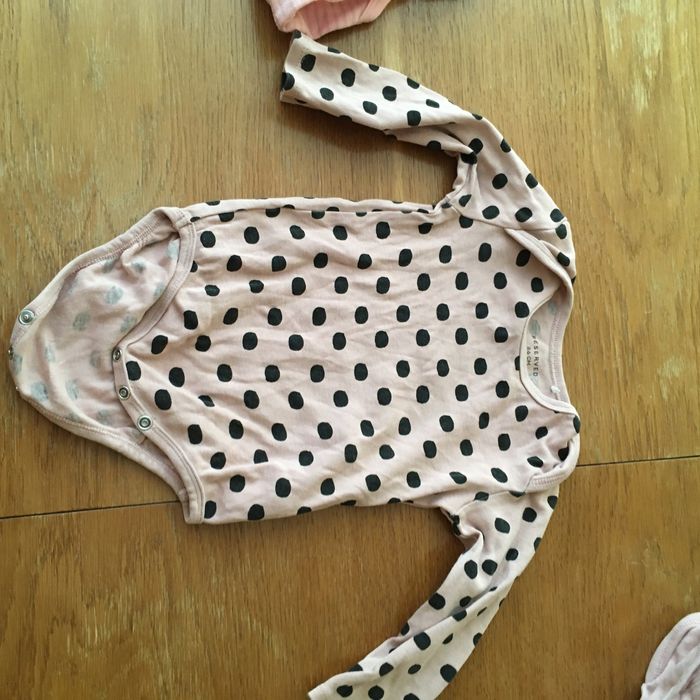 Body z długim rękawkiem rozmiar 86 - zestaw