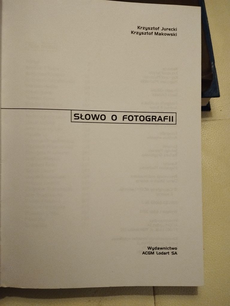 Jurecki słowo o fotografii