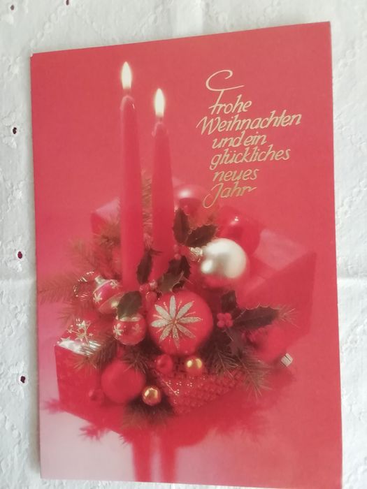 Postal de Natal, alemão