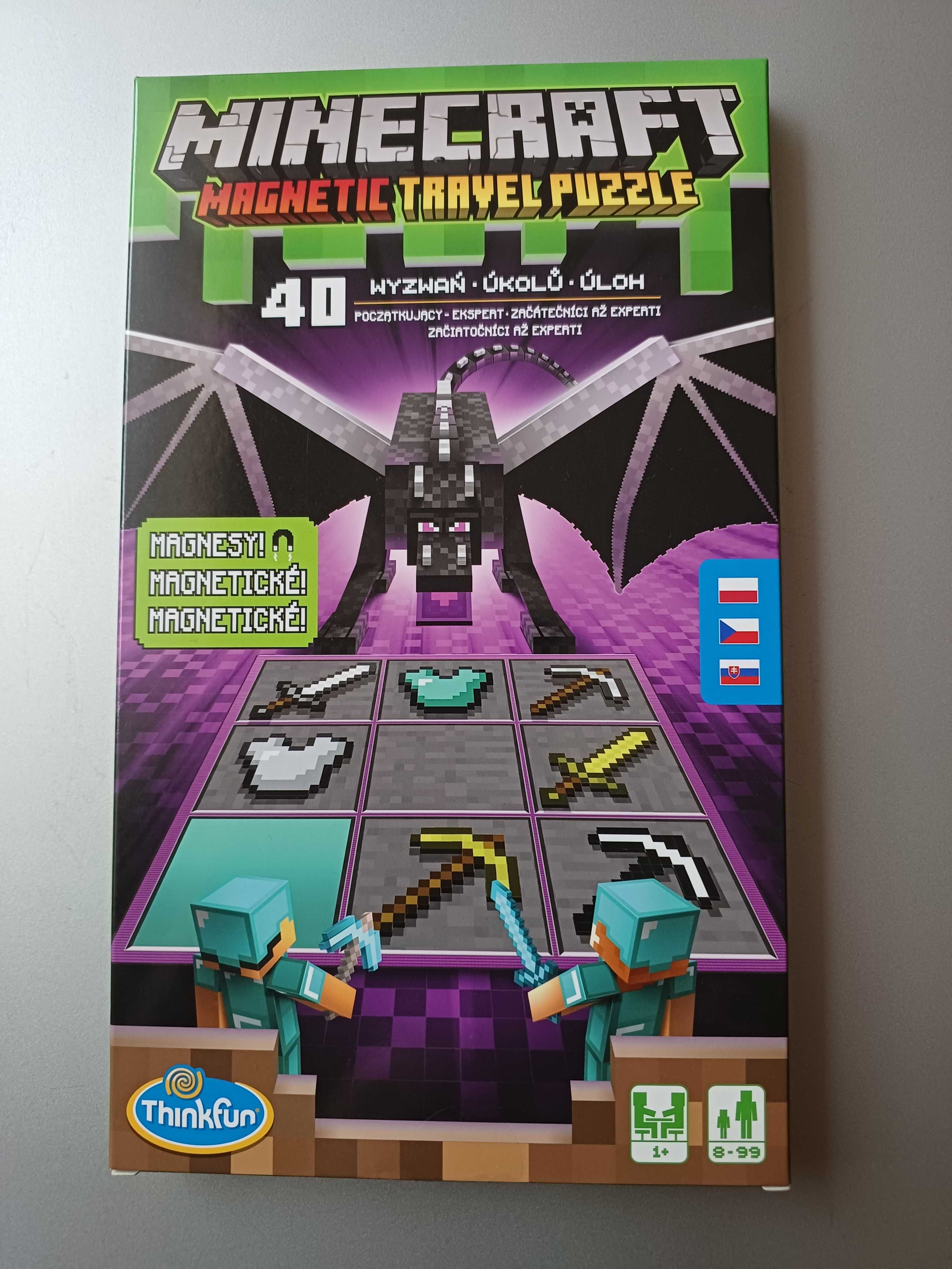 Ravensburger Minecraft: Magnetic Travel Puzzle TANIO OKAZJA