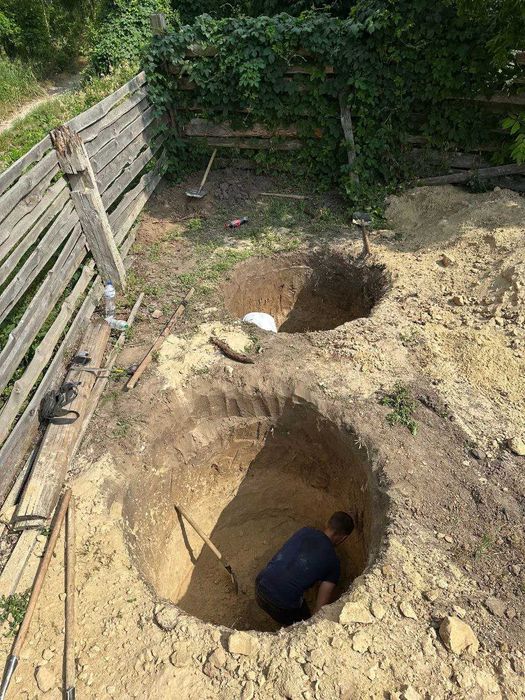 Септик под ключ БЕЗ НАЦЕНОК. Копка котлованов, траншей.БЕТОННЫЕ КОЛЬЦА