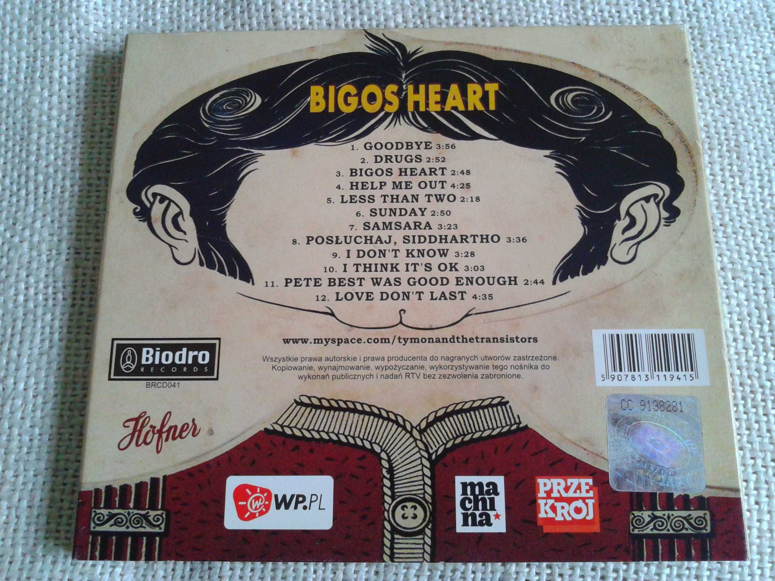 Tymon & The Transistors – Bigos Heart   CD