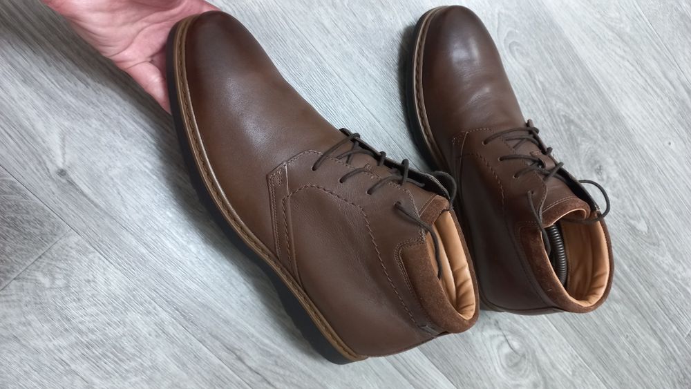 Чоловічі шкіряні ботинки Clarks