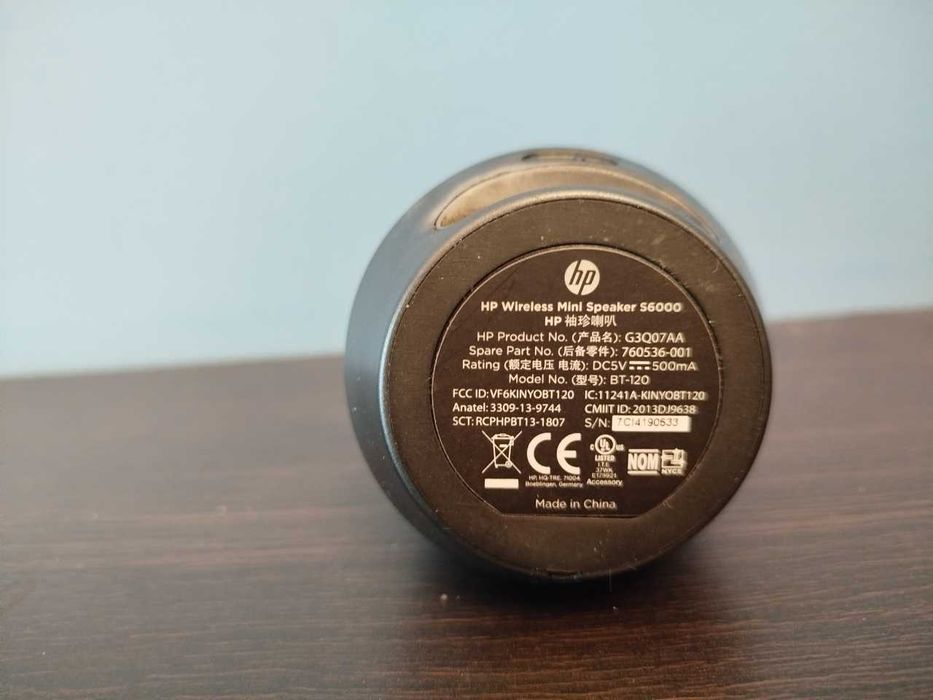 Mini głośnik bluetooth HP S6000 + ładowarka - Warszawa