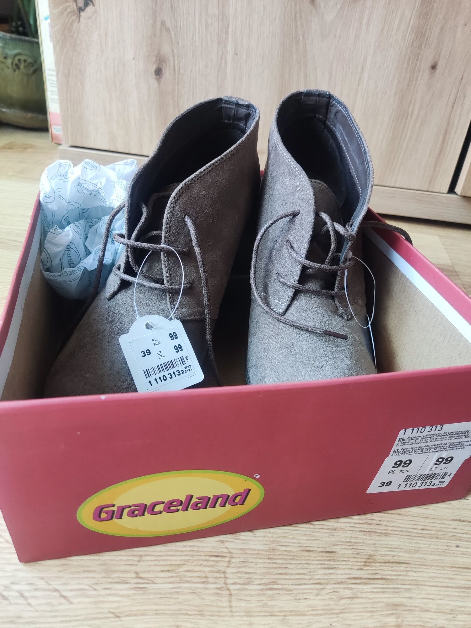Nowe buty, botki roz. 39