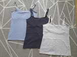 3x Top do karmienia H&M S, koszulka MAMA, bluzka
