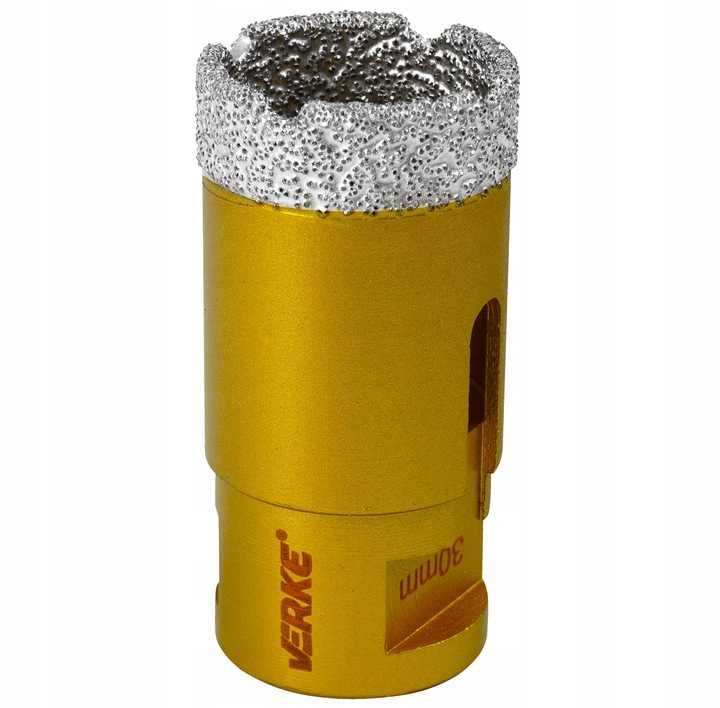 Mocna Otwornica Diamentowa 30mm Wiertło Koronka Szlifierka M14