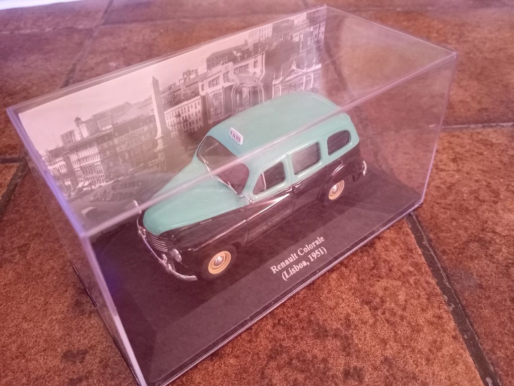 Miniatura Carro Renault Colorale, Taxi Lisboa