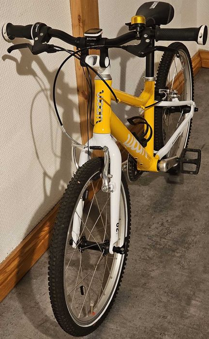 Rowerek dziecięcy Woom 4 - 20'' żółty, jak nowy, gwarancja