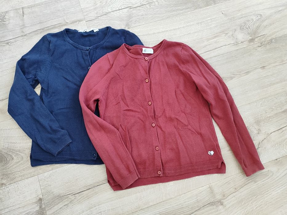 Sweter, swetry zestaw,  rozmiar 122/128 H&M