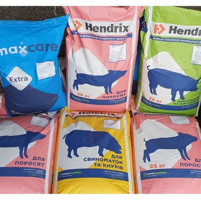 Продаж БМВД та Премікси  ТМ "HENDRIX"