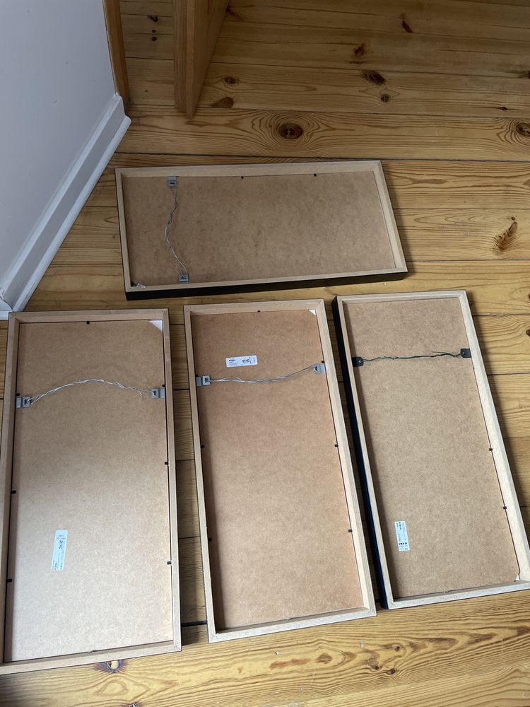 Zestaw 4 ramek ikea ribba