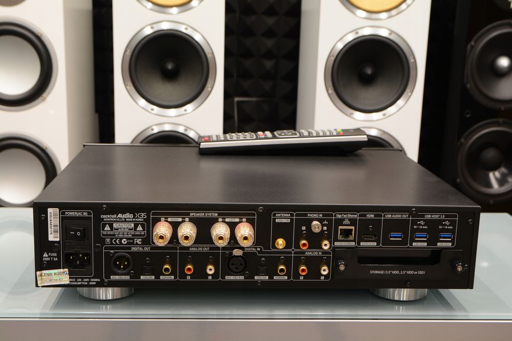amplituner sieciowy wzmacniacz stereo Cocktail Audio CA-X35 HDD