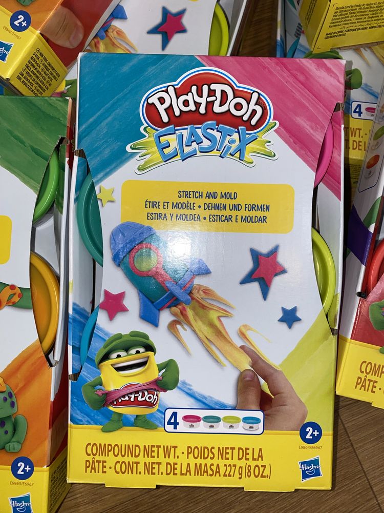 Тесто для лепки, пластилин Play-Doh ELASTIX