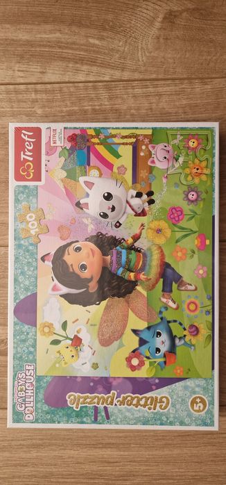Puzzle trefl Gabi z brokatem 5+ 100 elementów