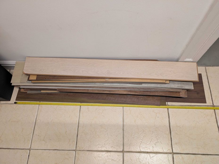 Panele winylowe, różne kolory i wielkości