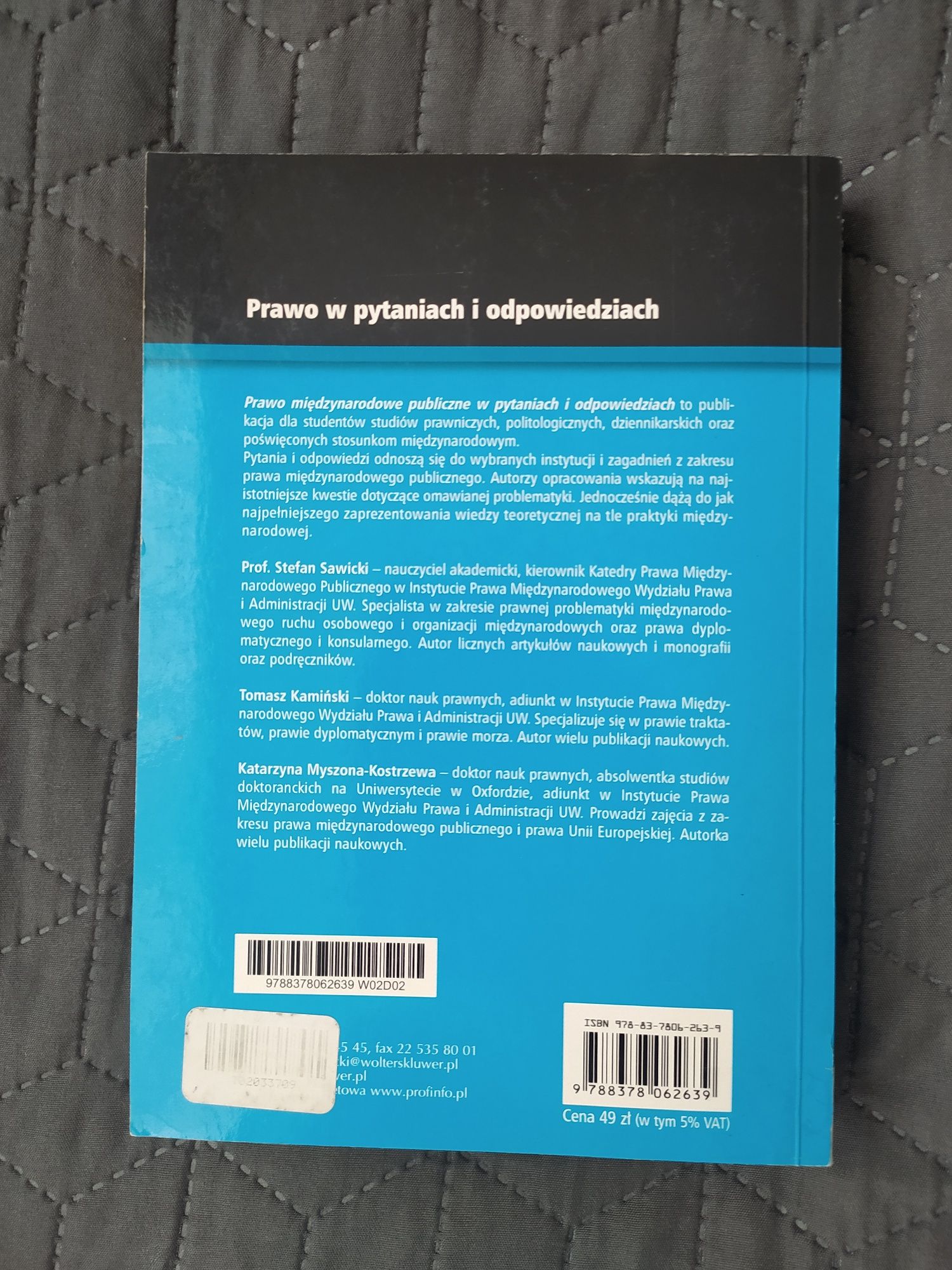 Prawo międzynarodowe publiczne w pytaniach i odpowiedziach