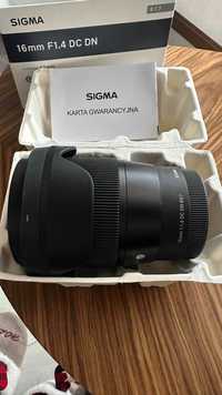Obiektyw Sigma 16mm F1.4 DC DN