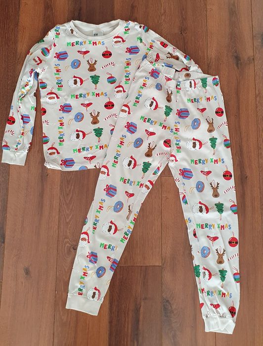 Piżama świateczna H&M 134/140