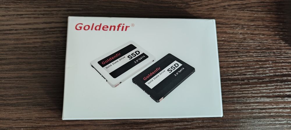 SSD диски SATA/M2 MVMe Crucial/Goldenfir 120/256/360/500/1000Gb