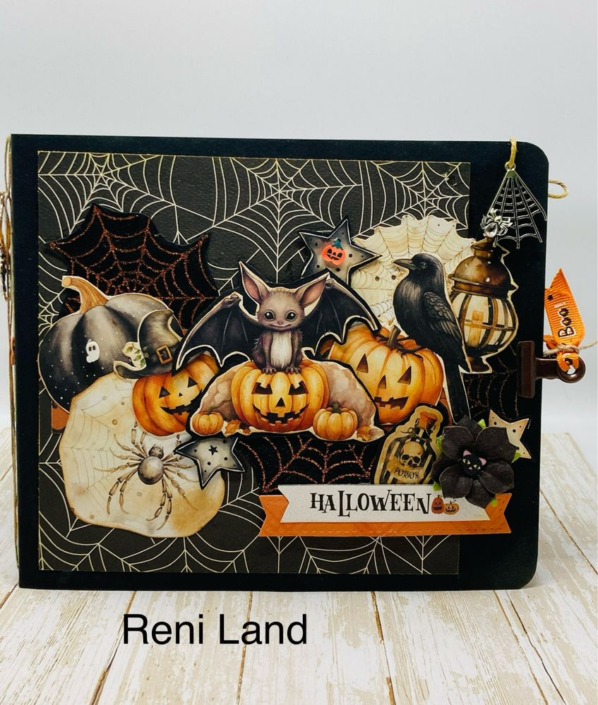 Album hallowen scrapbooking