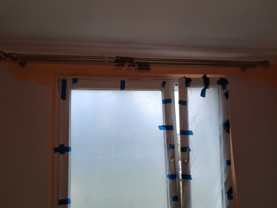 Karnisz podwójny 200 cm z żabkami