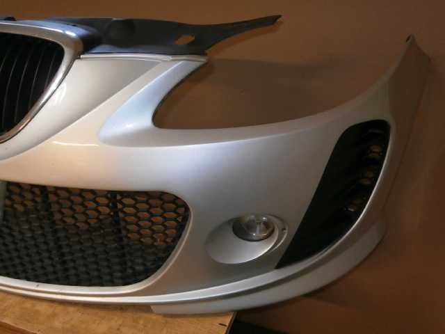 seat leon II MS Design 05-09 zderzak przód przedni srebrny LS7Y ładny