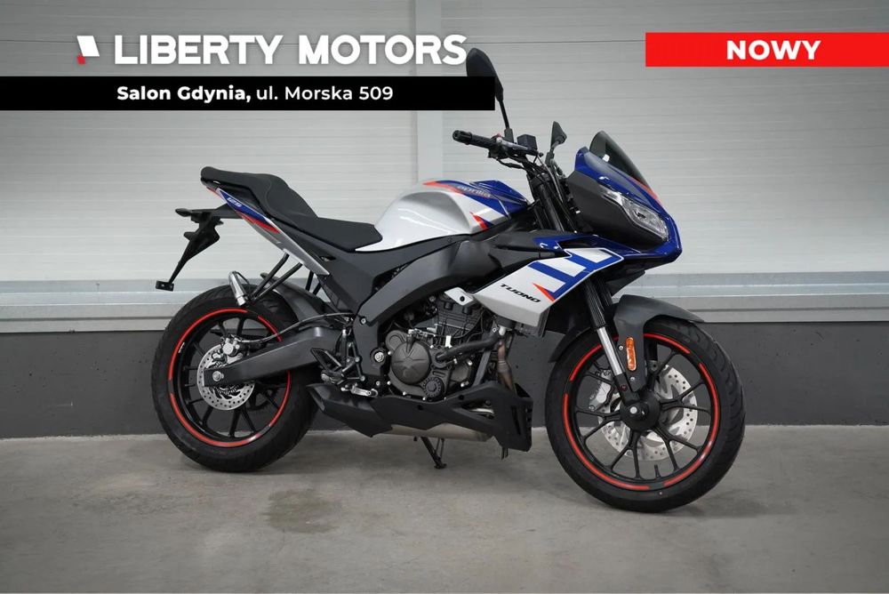 Aprilia Tuono nowa TUONO 125 kat. A1 B autoryzowany dealer GDYNIA FV 23%