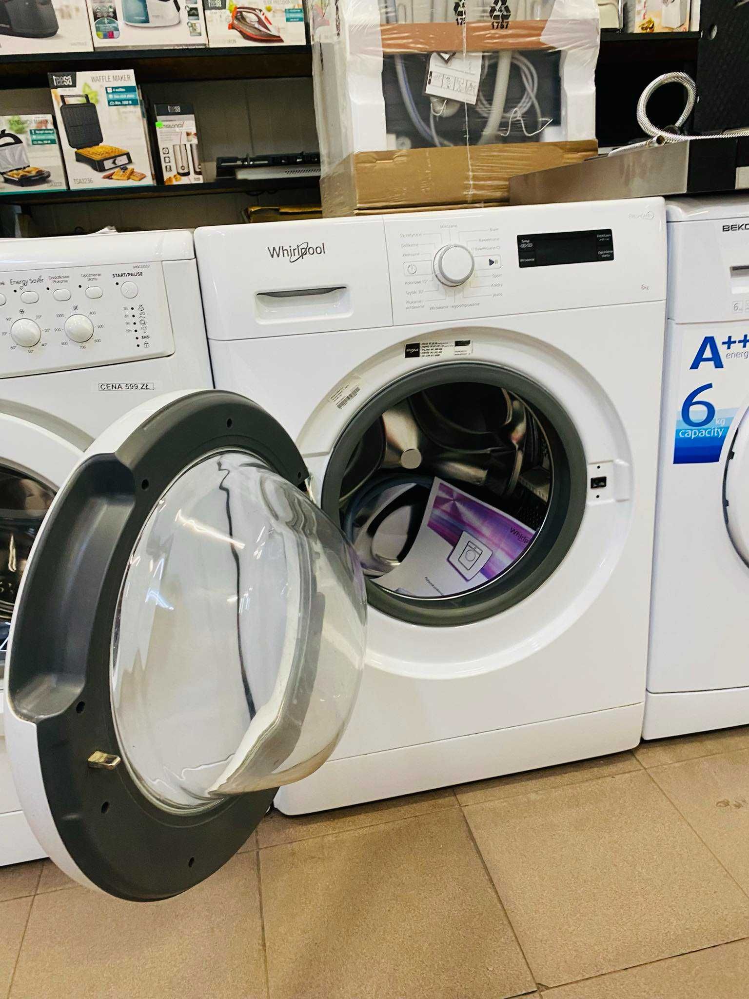 Pralka Whirlpool 6 kg załadunku 1200 obrotów Prosta Obsługa! GWARANCJA