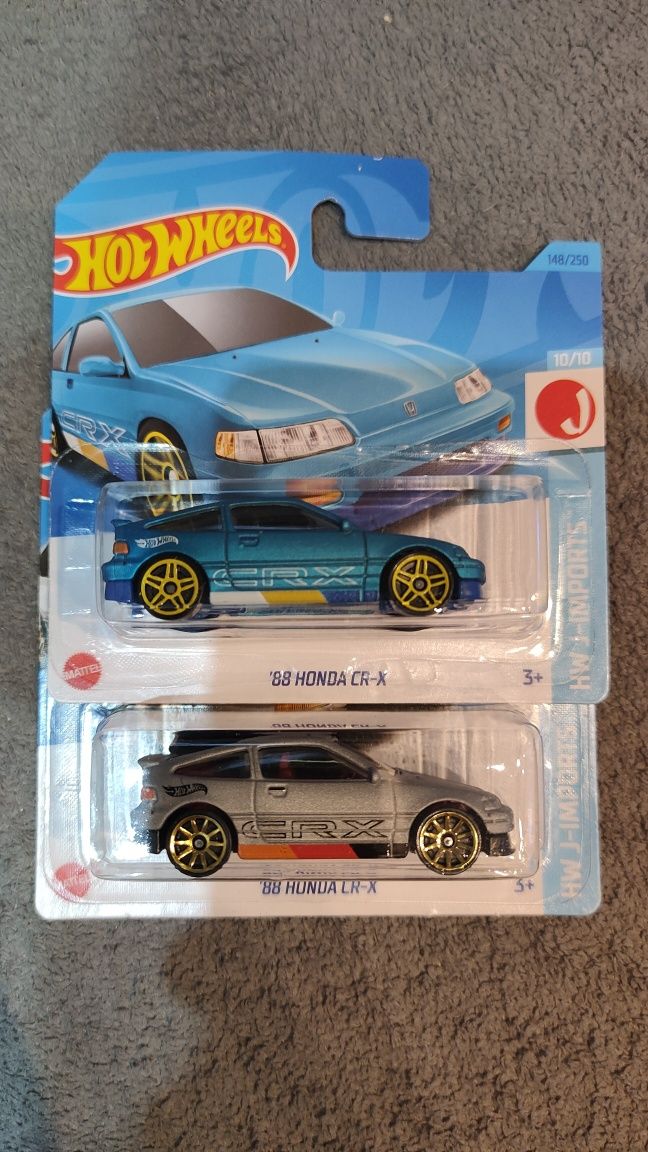 2x Hot wheels 88 Honda CRX