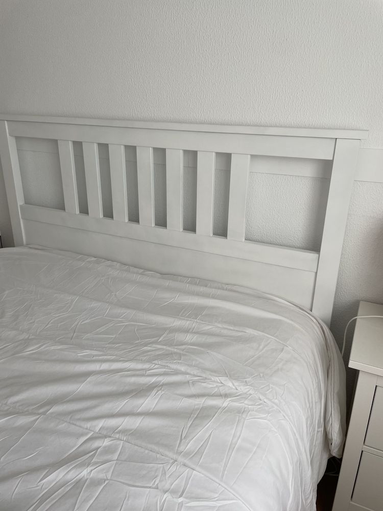 Cama hemnes ikea 140x200 com colchao