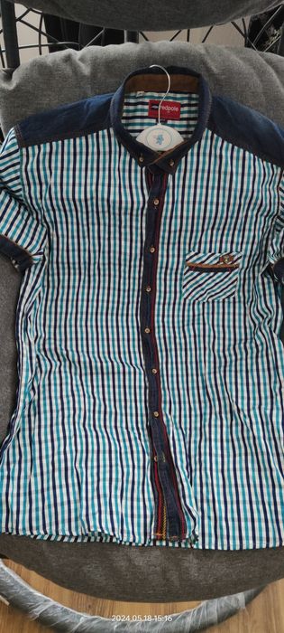 Koszula męska xl jak nowa z krótkim rękawem