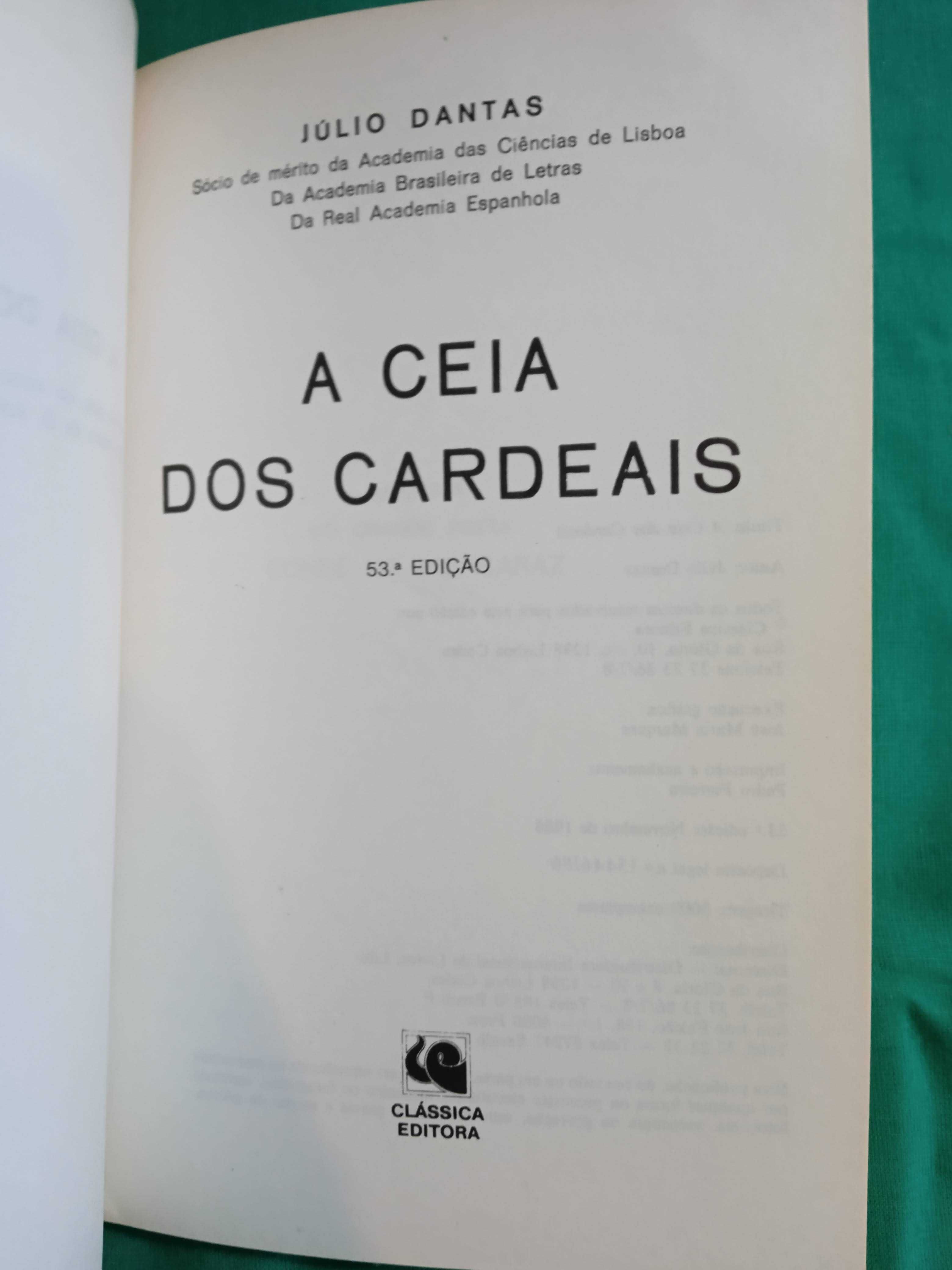 A Ceia dos Cardeais - Júlio Dantas