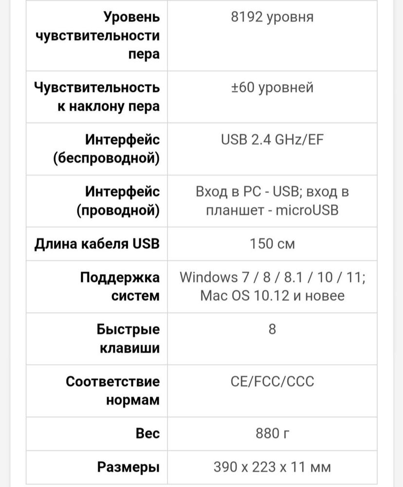 Планшет графічний Huion Inspiroy Q11K V2