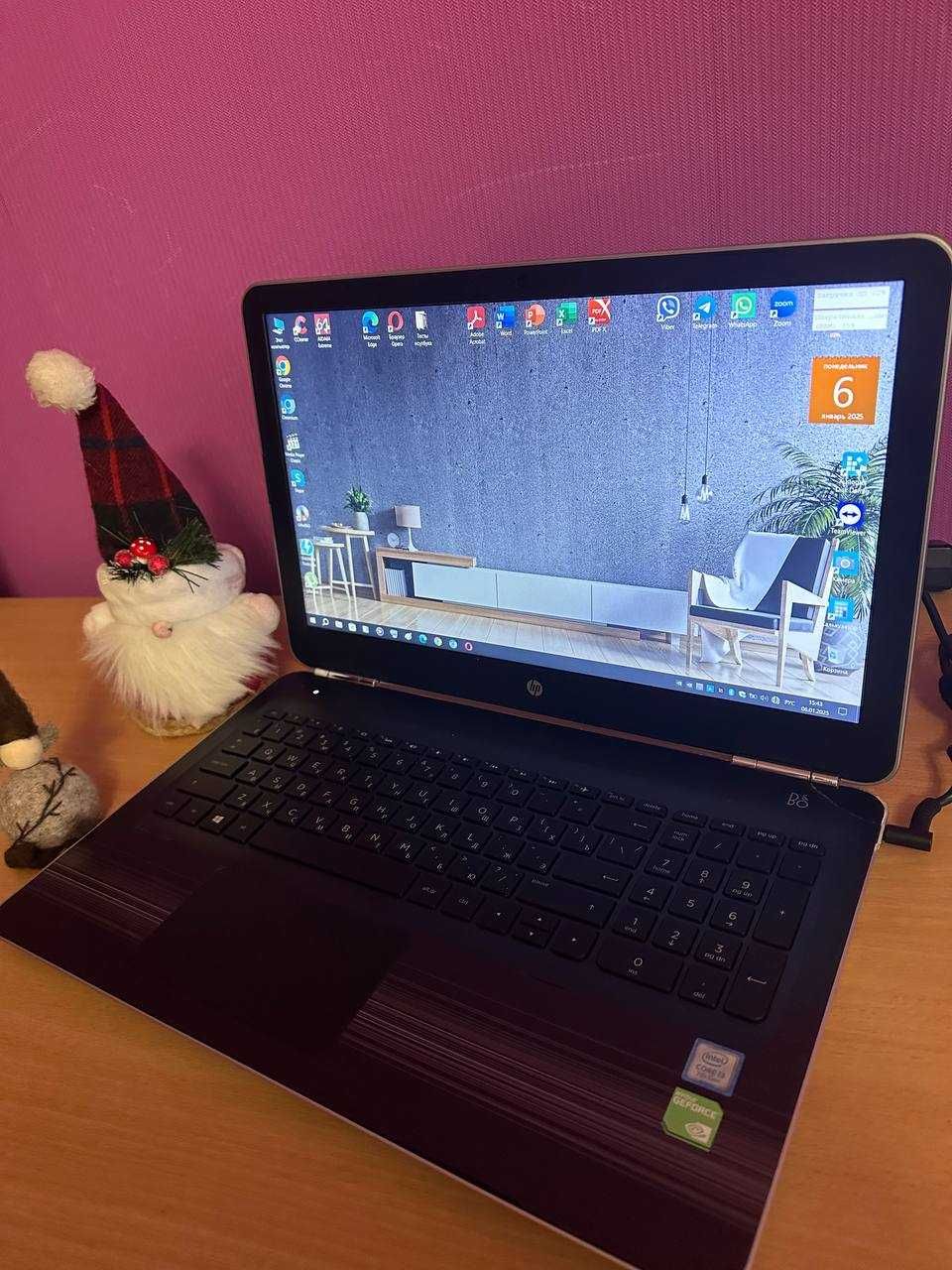 HP Pavilion 15 Silver i3-7100U/RAM 8 ГБ/HDD 1 ТБ/Intel і GeForce 940MX