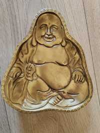 Budda dekoracja złoty talerz nowy