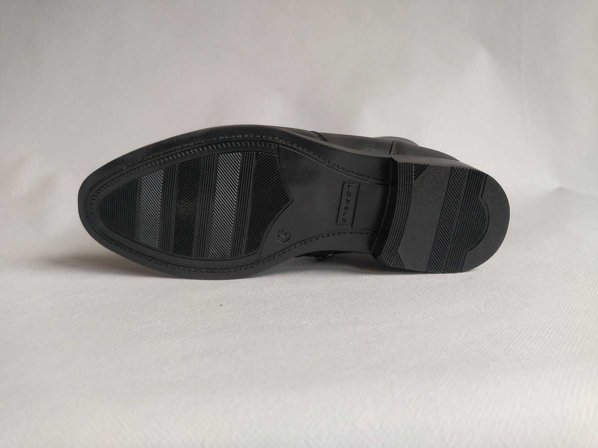 Buty botki skórzane jesień-wiosna-zima Rozmiar 25 i 25,5 (R 38-39)