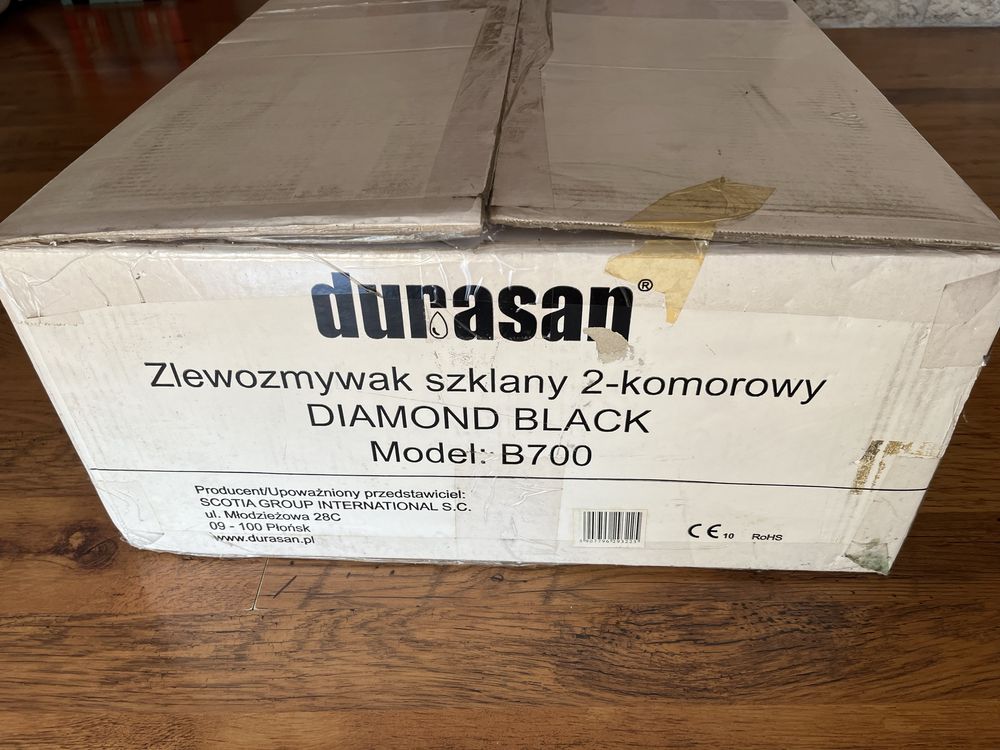 Zlewozmywak szklany