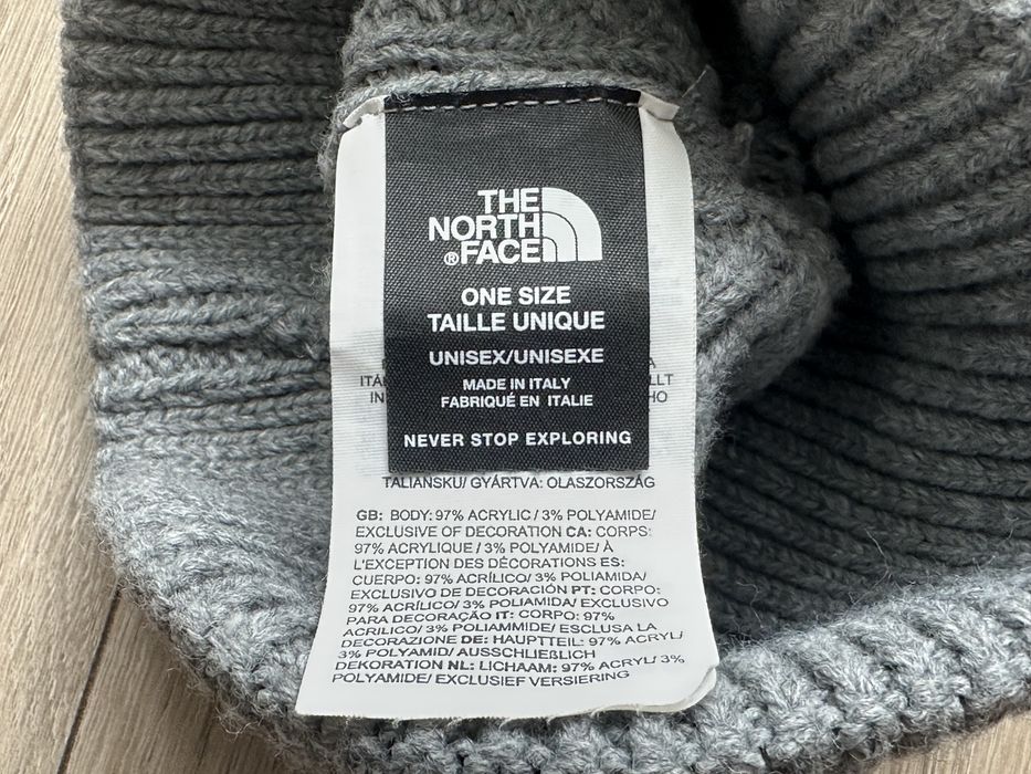 Шапка сіра The north face