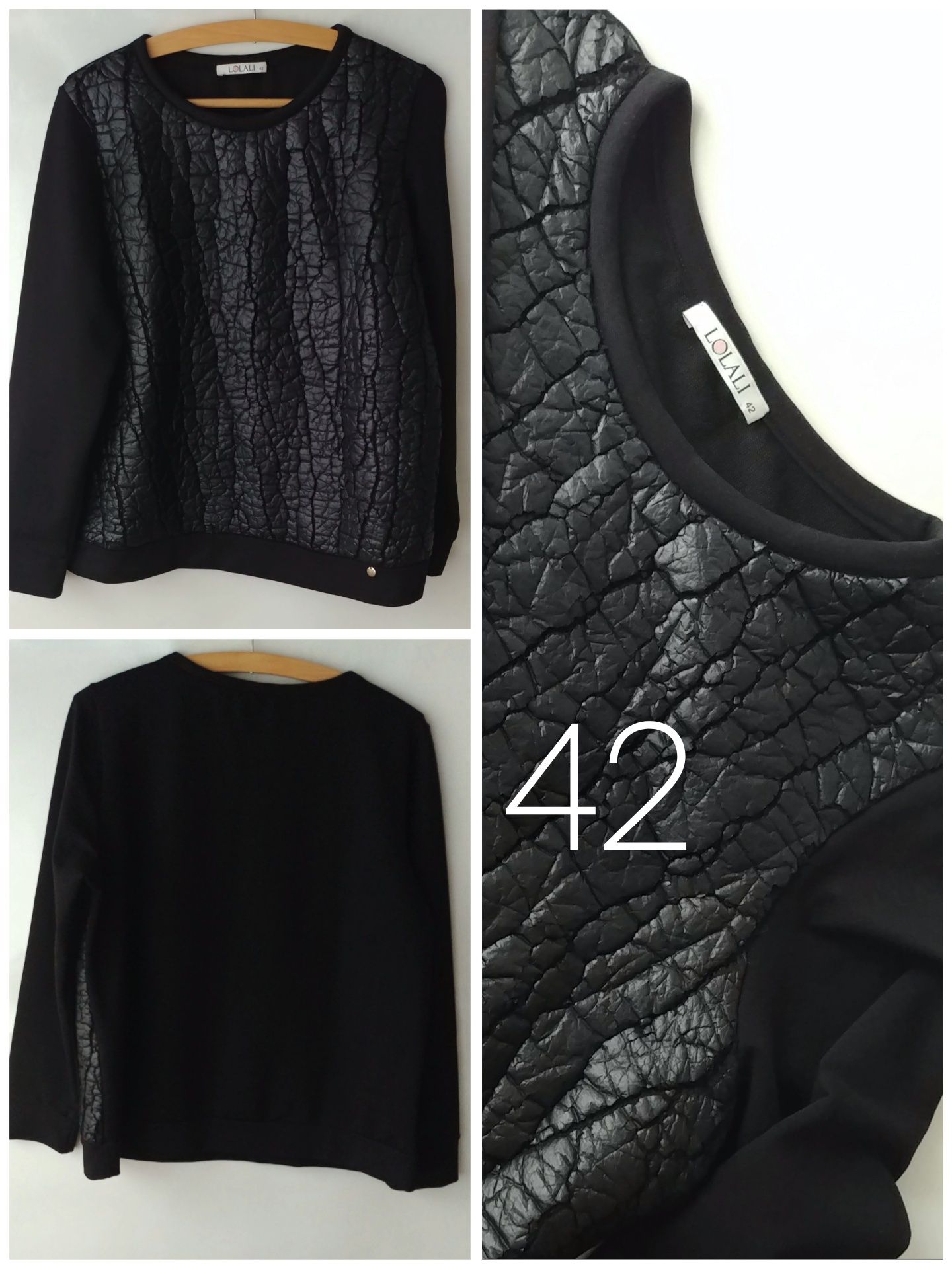 Oryginalna czarna bluza LOLALI 42