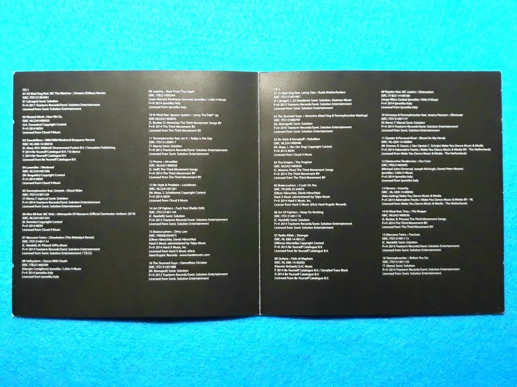 Hardcore Area 2014.2 - Dancefloor Of Darkness (2xCD, 2014)
